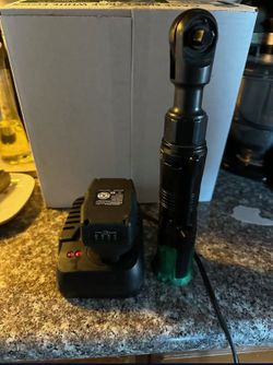 cordless ratchet 16v battery and charger 200