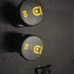 90 Pound Dumbbells 