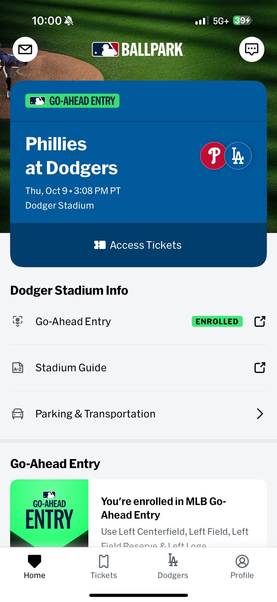 2 Tickets For Game 4