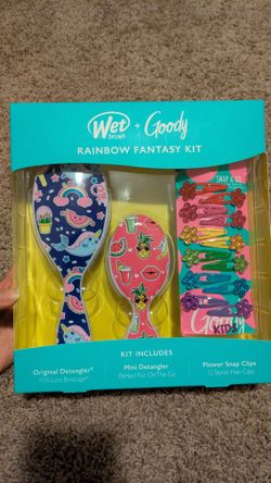 Wet Brush + Goody Rainbow Fantasy Kit Accessory Detangling Bundle