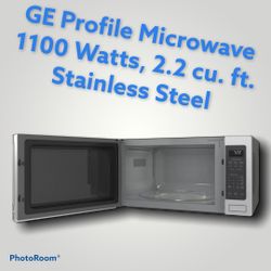 New Microwave; GE Profile Stainless Steel Countertop Sensor