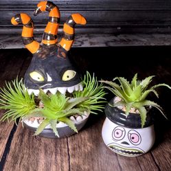 Disney Nightmare Before Christmas Succulent Planter Decor Rare