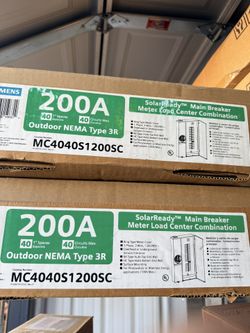 Siemens All In One 200 Amp 40 Space Solar Ready 