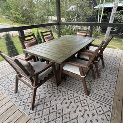 6 Person Outdoor Table And Chairs 