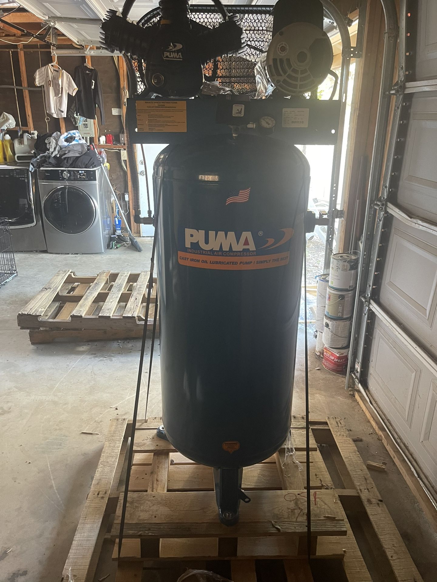 Puma 5-HP 60-Gallon (Belt Drive) Single-Stage Air Compressor