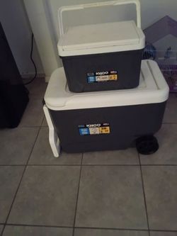 Igloo ice chest big small
