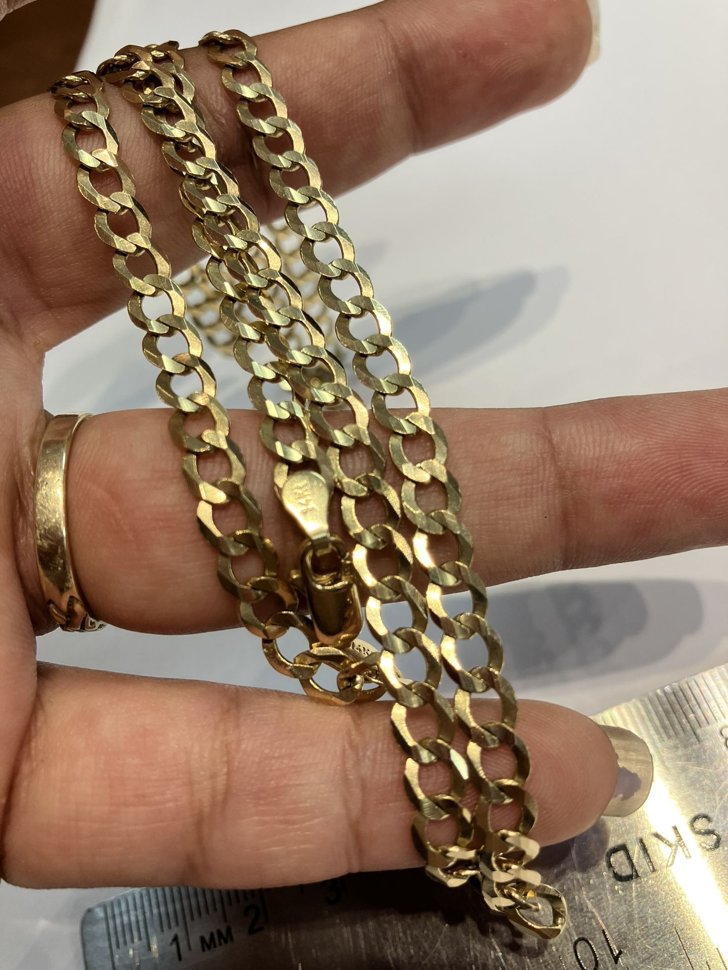 14kt Yellow Gold Curb Link Chain 109066-1 JE