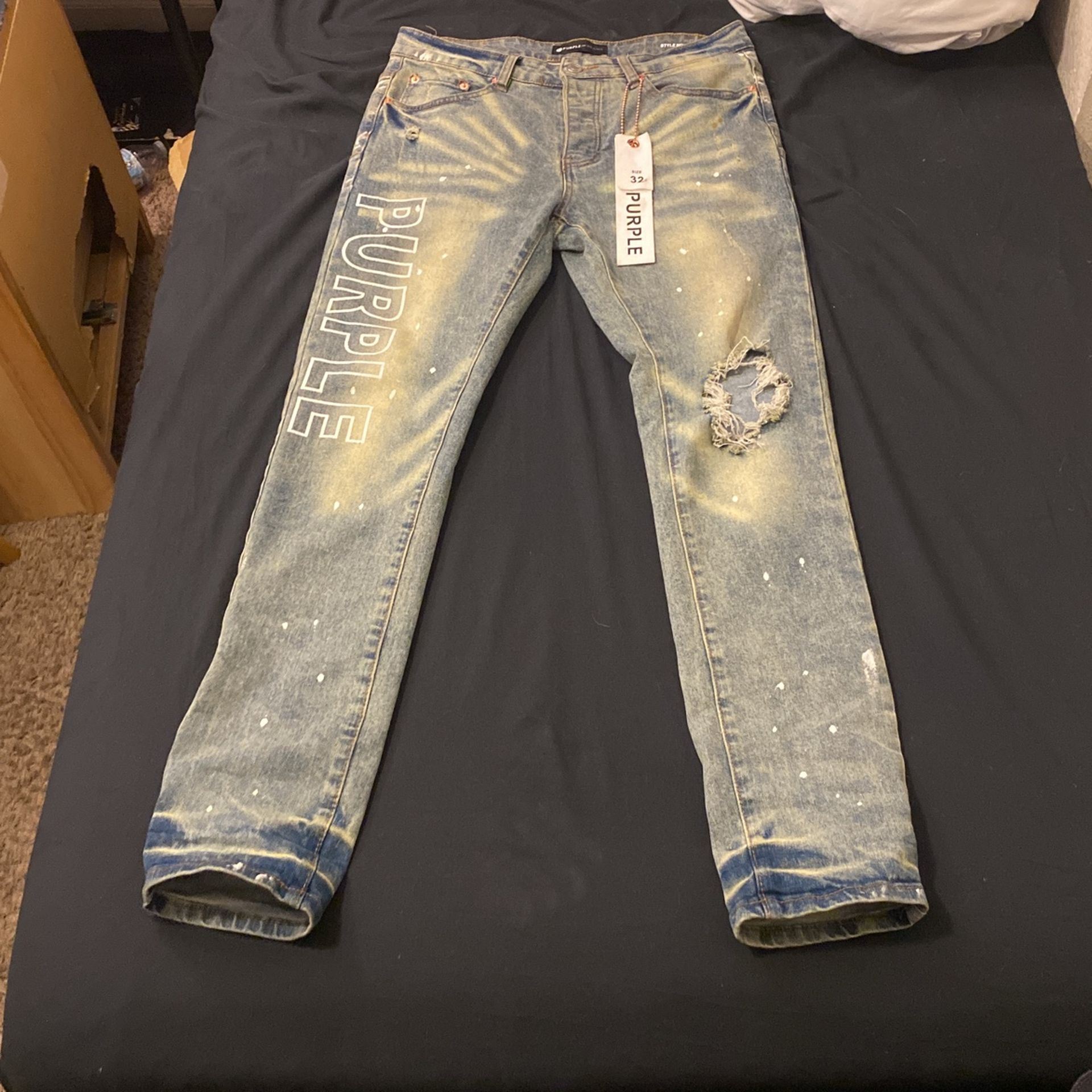 Purple Jeans Size 32