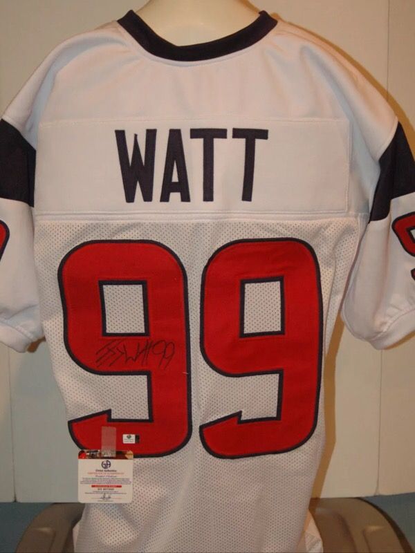 JJ Watt SIGNED Texans Jersey w/COA! SALE