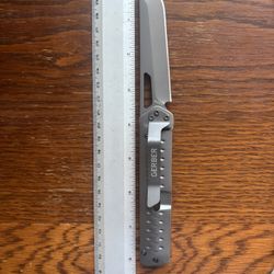 Gerber Folding Knife – Brushed Steel EDC Utility Knife – Excellent Condition – $40 OBO