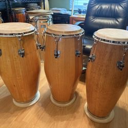 Tom Flores vintage Conga Set Of 3 