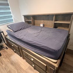 Bed Frame and Chest with Storage