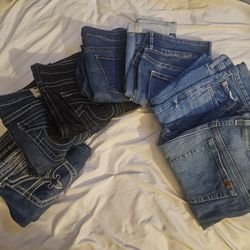 7 Pairs Of VarIous BRAND JEANS-$700