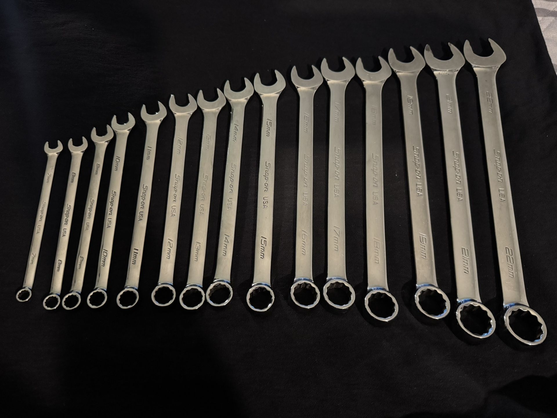 Snap On Wrenches (metric & standard - ratcheting & non ratcheting)  