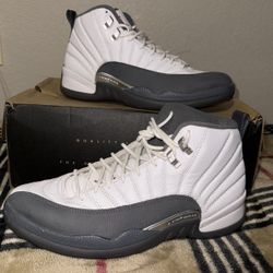 jordan 12 dark grey 