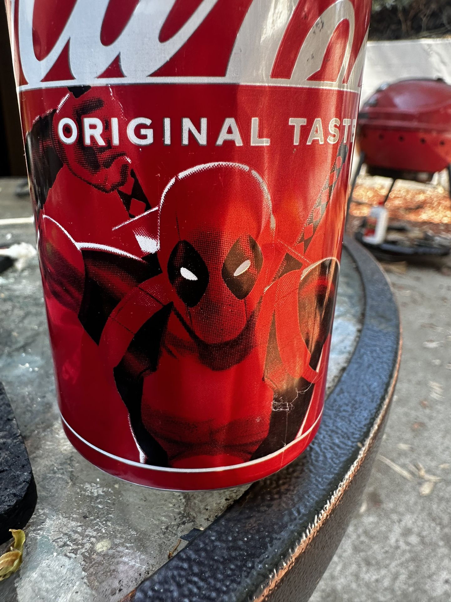 Unopened Coke A Cola Marvel Deadpool Soda Can