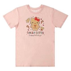 Hello Kitty Happy Holidays T-Shirt Adult MEDIUM NWT Sanrio Christmas Gingerbread
