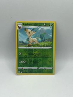 Pokemon Astral Radiance Leafeon Reverse Holo Card # 013/189