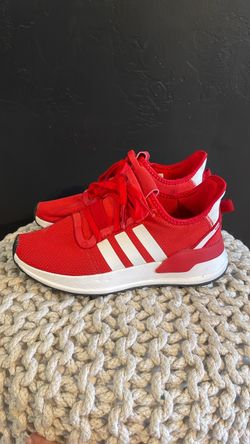 4.5 big kids red  Adidas shoes