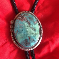 Vintage Bo Lo Tie Turquoise 