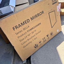 Amanti Art Morgan White Silver Frame 30.25-Inches W x 24.25-Inches H Rectangle Morgan White Silver F