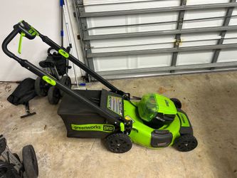 Greenworks Edger, Trimmer, Mower