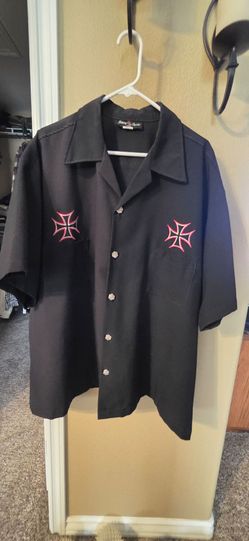 Mens Johnny Suede button shirt 3xl!