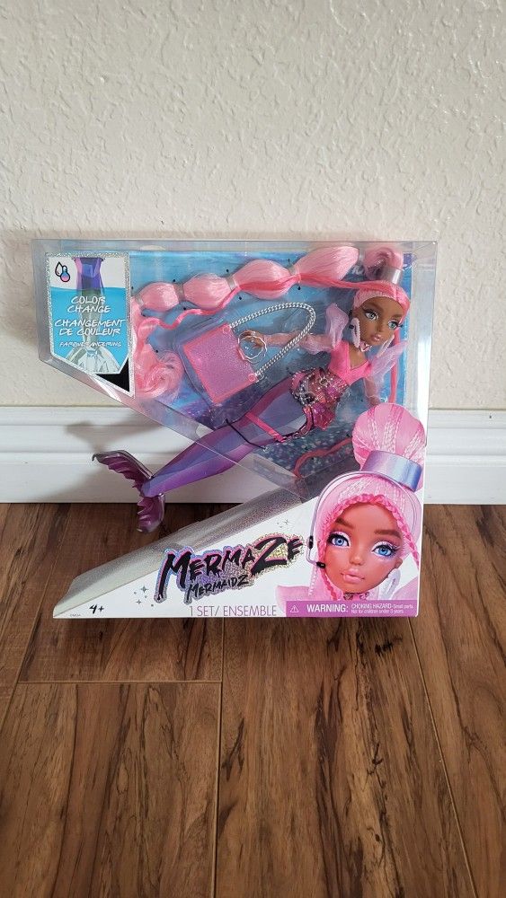 Mermaze Mermaidz Color Change Harmonique Mermaid Fashion Doll with Accessories New.