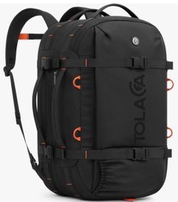 Tolaccea Travel Backpack for Men Women, 40L-50L Carry On Backpack with Wet Dry Compartment, TSA Approved Laptop Daypack Fits 15.6", Convertible Expand