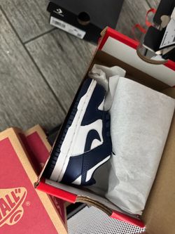 Nike Dunk Low Navy White Sneakers