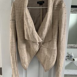 Marciano ‘Shayna Drape Leather Jacket’