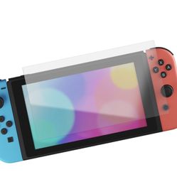 onn Corning Glass Screen Protector for Nintendo Switch, Made with Durable Glass by Corning for Ultimate Protection, with Easy Application Tray