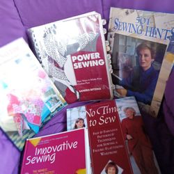 5 SEWING BOOKS