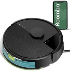 iRobot Roomba 105 Combo Robot Vacuum & Mop - Easy to use, Intense Power-Lifting Suction, LiDAR Navigation, Multiple Cleaning Modes, Avoids Mopping Car