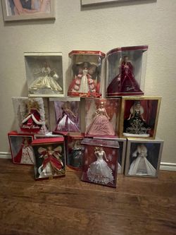 Set Of Old Barbies In box