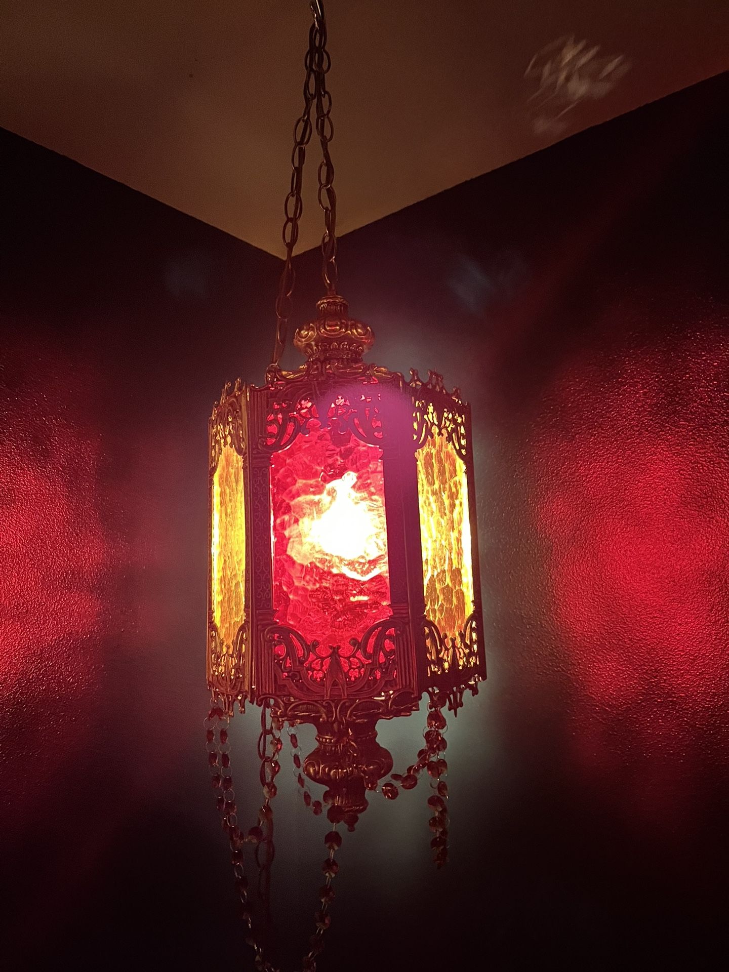 Vintage Swag Lamp