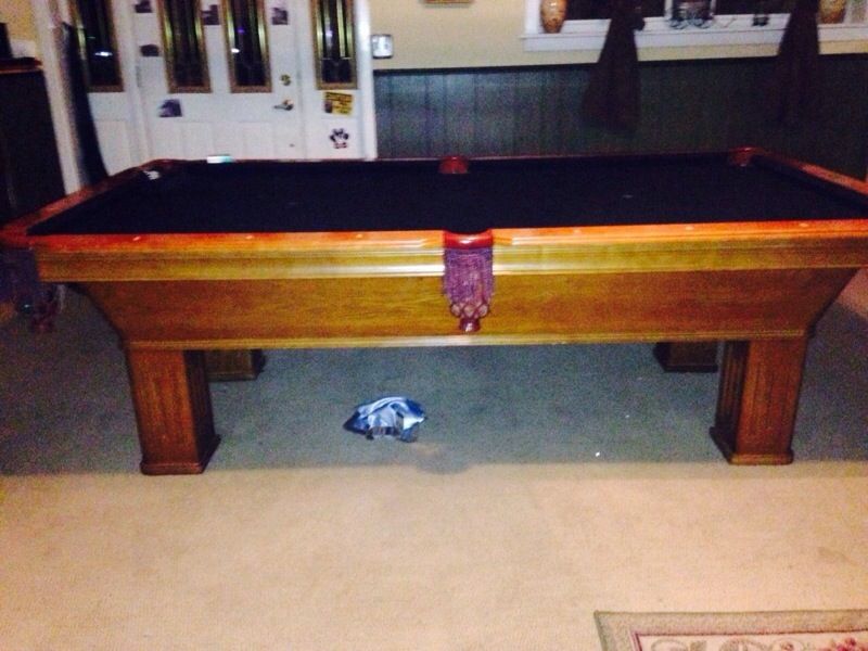 American Legion 8 ft pool table