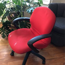 Red Steelcase Desk Chair