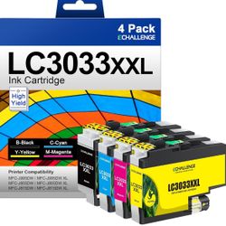  LC3033XXL Ink Cartridge Replacement for Brother LC3033 bk/c/m/y Ink cartridges High Yield LC 3033XXL LC3035 to use with MFC-J995DW M