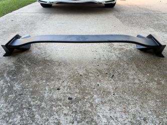 Black Rear Car Spoiler / Wing – Unknown Fitment – $30