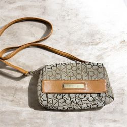 Calvin Klein Monogram Crossbody Bag / Shoulder Purse