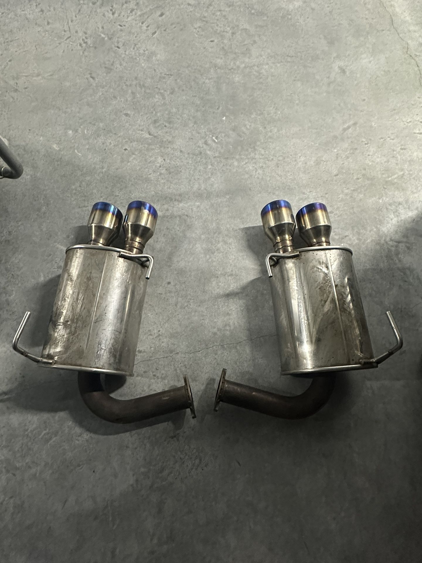 Invidia Q300 Quad Tip Axlebacks 2015-21 Subaru WRX STI 