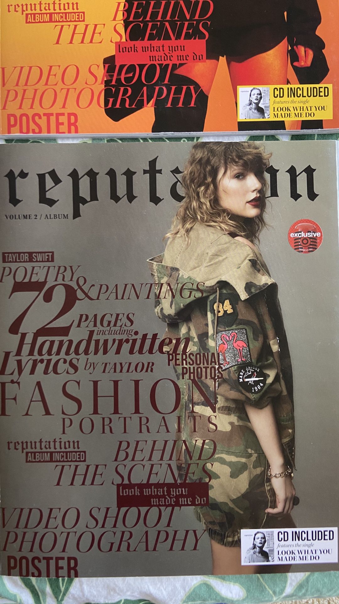 Taylor Swift reputation magazine albums vol.1&2 w posters