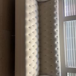 Z Galleria Ivory sofa 