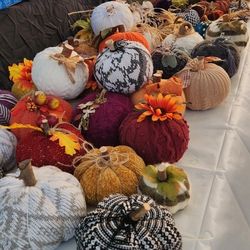 Handcrafted Pumpkin Decor 