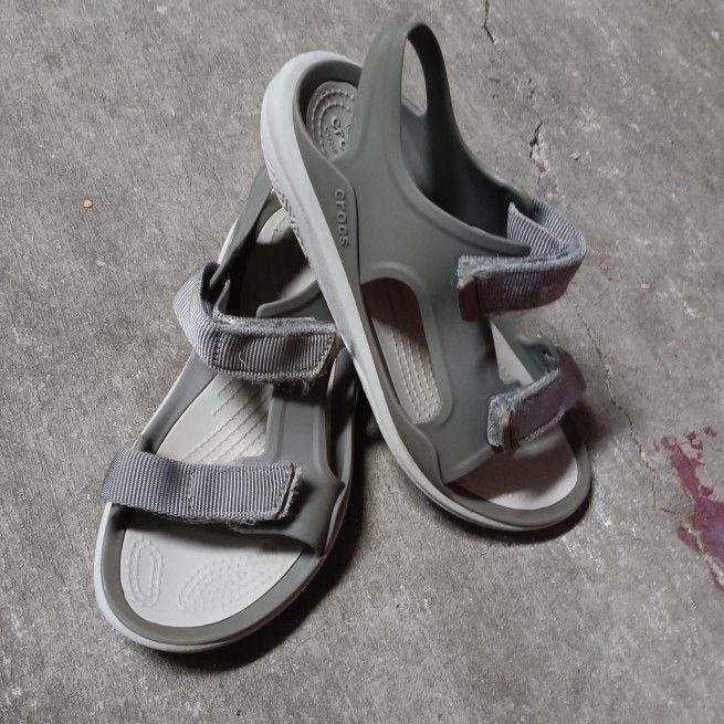 Crocs LiteRide 360 Gray Sport Sandals Women’s 6 / Juniors 4