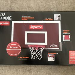 Supreme Spalding Mini Basketball Hoop - $180