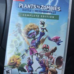 Plants VS Zombies Battle for Neighborville Complete Edition For Switch, Brand New SEALED