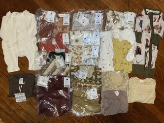 20 pc earthy fall nature natural 0-3 month bundle baby clothes gender neutral