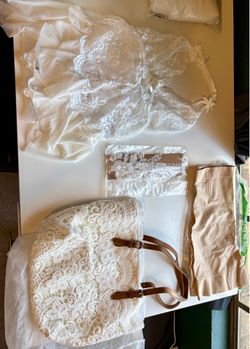 Wedding Bridal Accessories and 3 Dresses